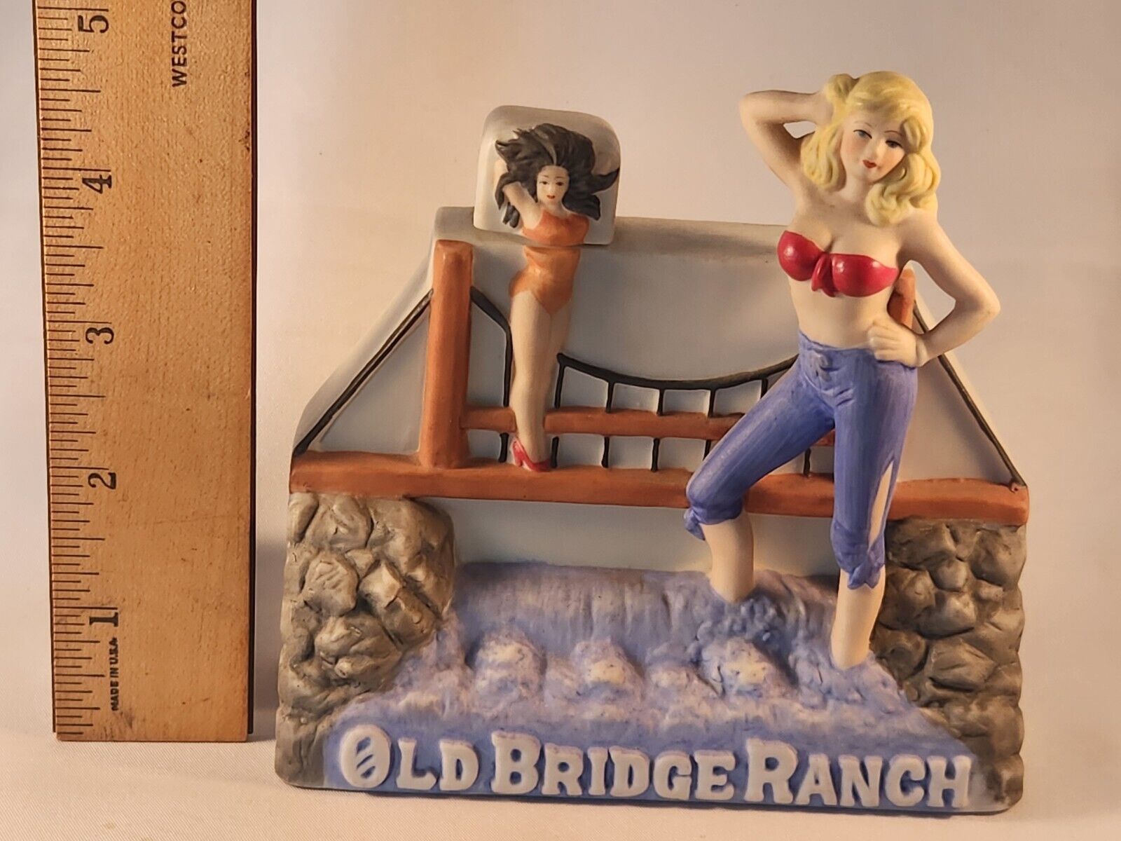 Vintage 1984 Dug’s  Old Bridge Ranch Brothel Souvenir Decanter Empty