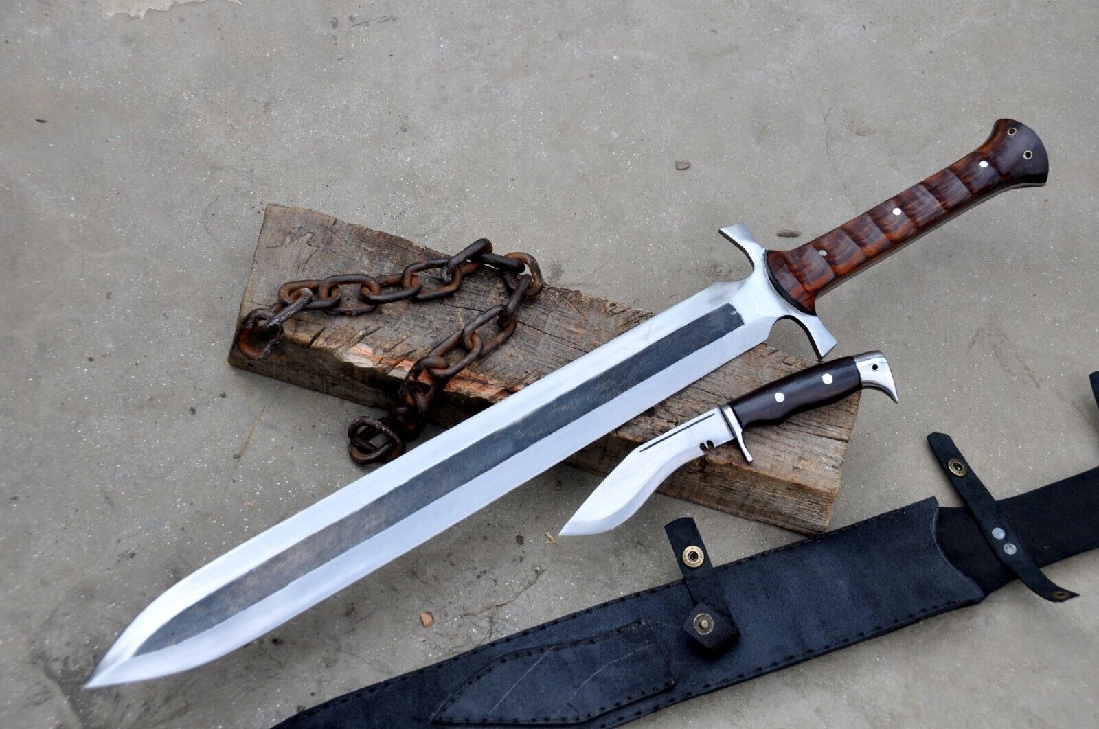 21 inches Long Blade Custom Viking sword-handmade Sword-Tactical-Combat sword