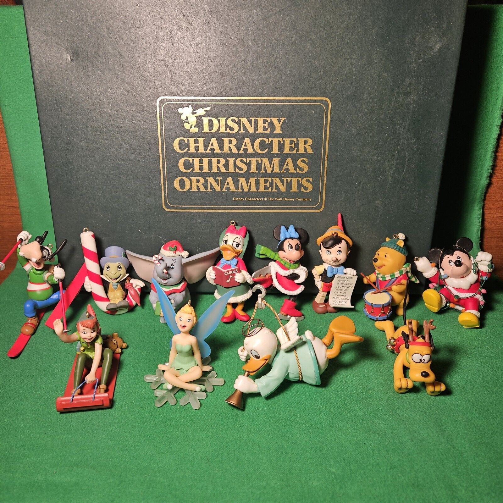 Disney 1987 Christmas Ornaments Vintage Collectors Edition Set of 12