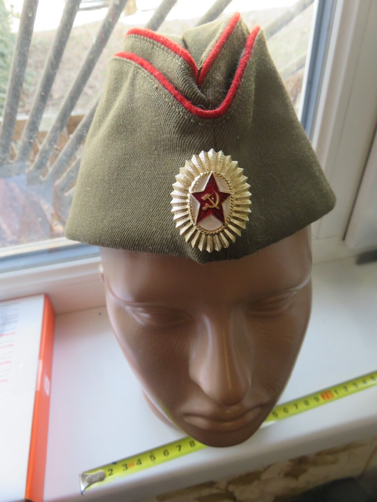 vintage USSR military cap - PILOTKA Red Army Officer\'s, 1991, new, original