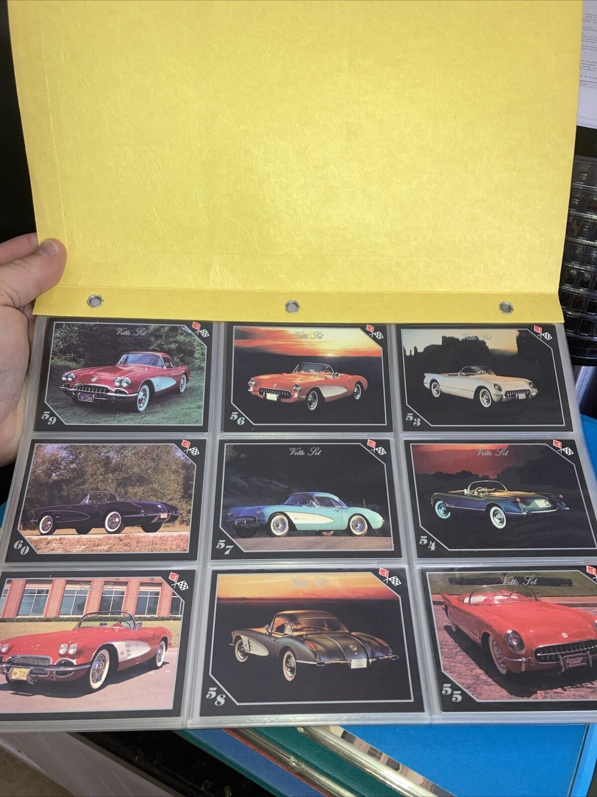 1991 Vette Set Corvette Trading Cards, Complete Set 1-99