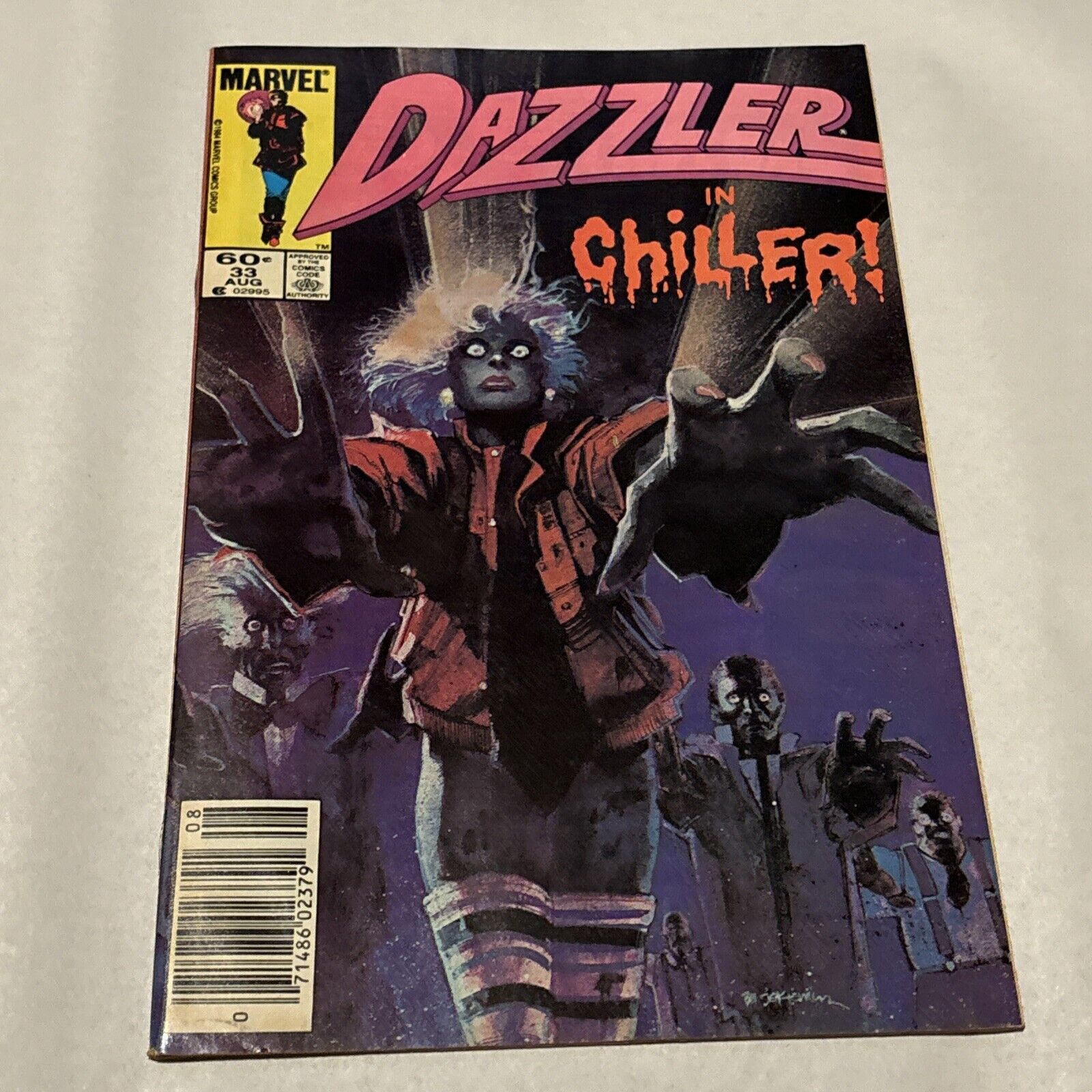 Dazzler #33 Marvel 1984 Michael Jackson Thriller Homage Newstand