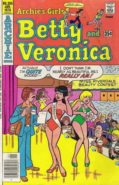 Archie's Girls Betty And Veronica #265 VF; Archie | January 1978 Beauty Contest