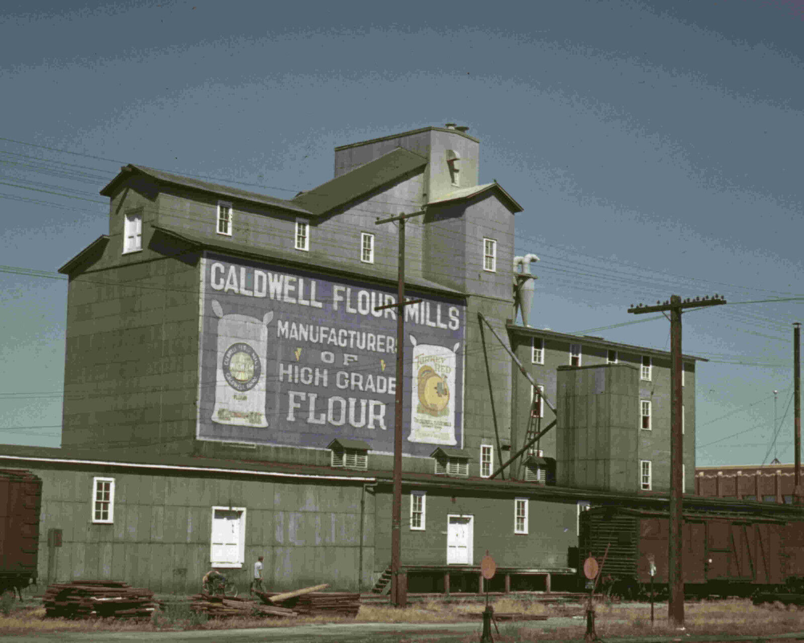 Flour mill, Caldwell, Idaho  1939 Vintage Old Photo 8.5 x 11 Reprints