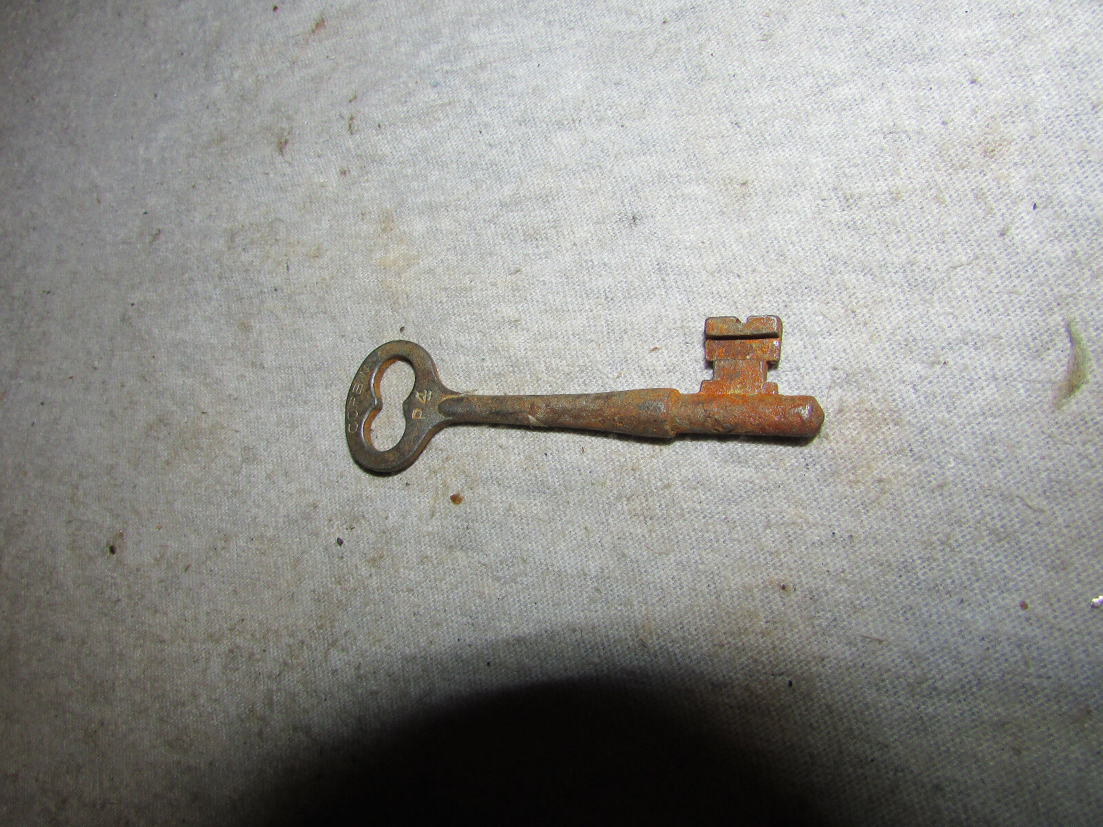 VTG Antique Corbin Mortise Door Lock Key Skeleton P4