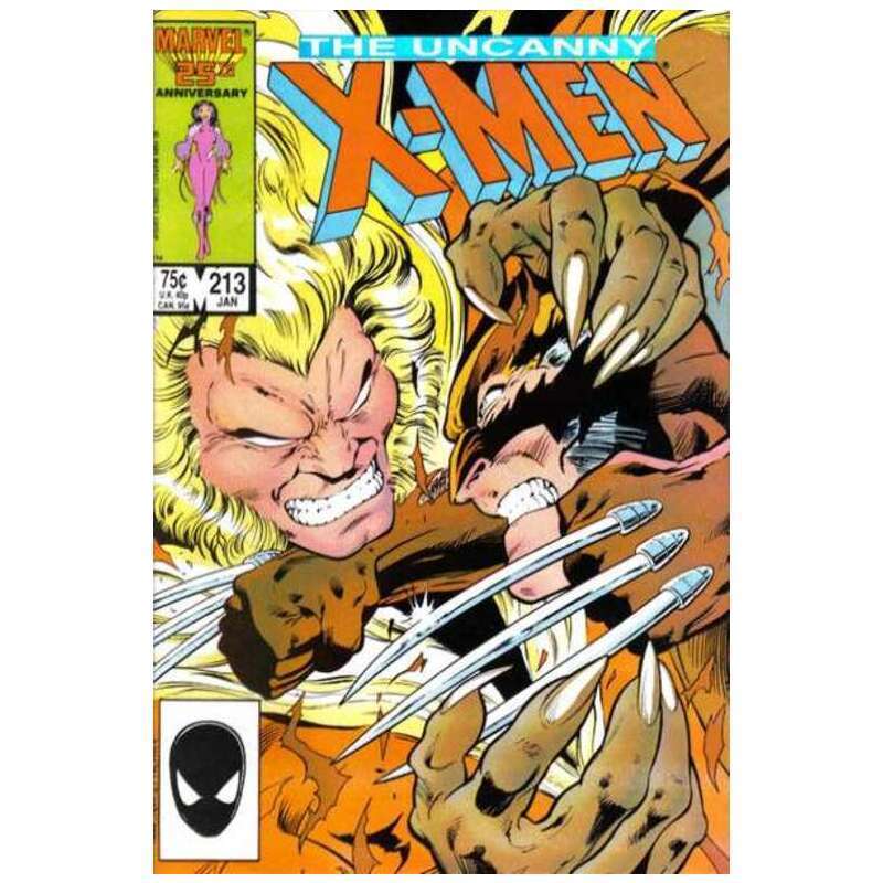Uncanny X-Men (1981 series) #213 in Near Mint condition. Marvel comics [p|
