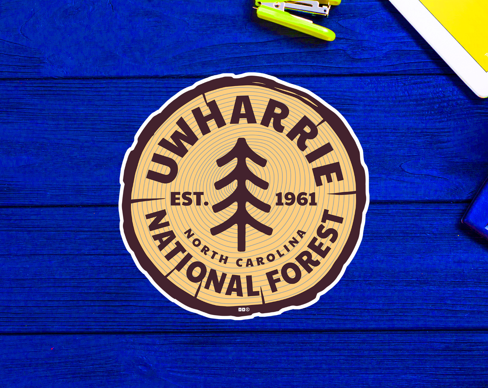 Uwharrie National Forest Decal Sticker North Carolina 3\