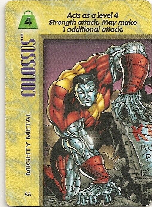 Marvel OVERPOWER Colossus IQ - Mighty Metal special