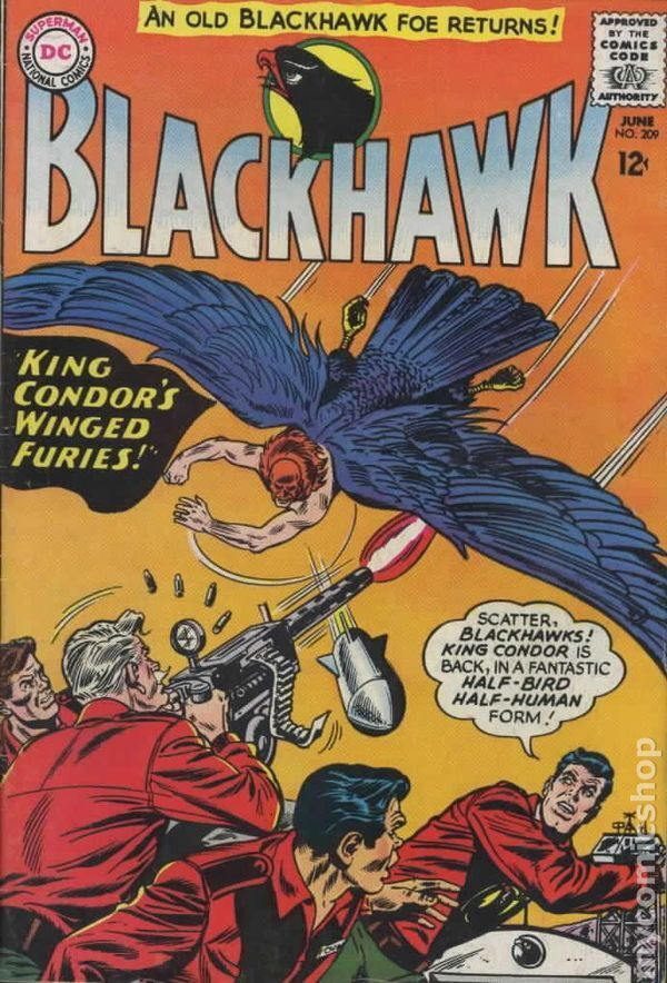 Blackhawk #209 GD/VG 3.0 1965 Stock Image Low Grade