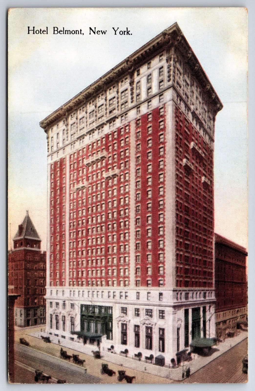 Belmont Hotel c1911 New York City NY Park Avenue Vintage Postcard