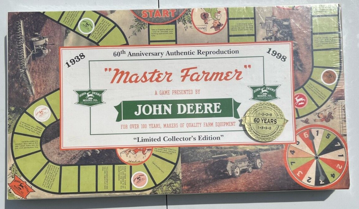 JOHN DEERE - MASTER FARMER 60th ANNIVERSARY LIMITED EDITION BOARD GAME  - SEALED