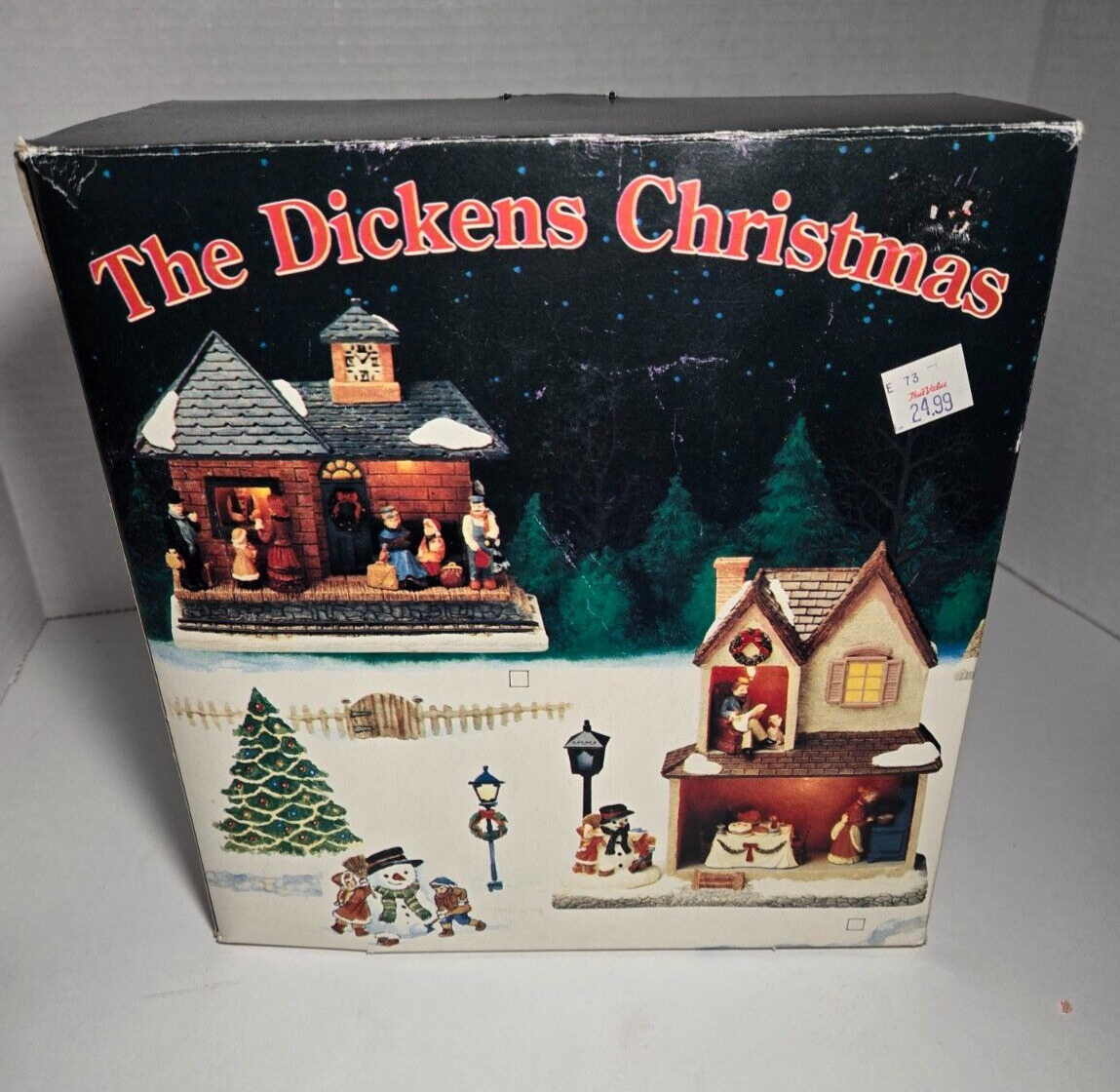 The Dickens Christmas Santa\'s Surprise Christmas Eve Visit With Box Dept. 56