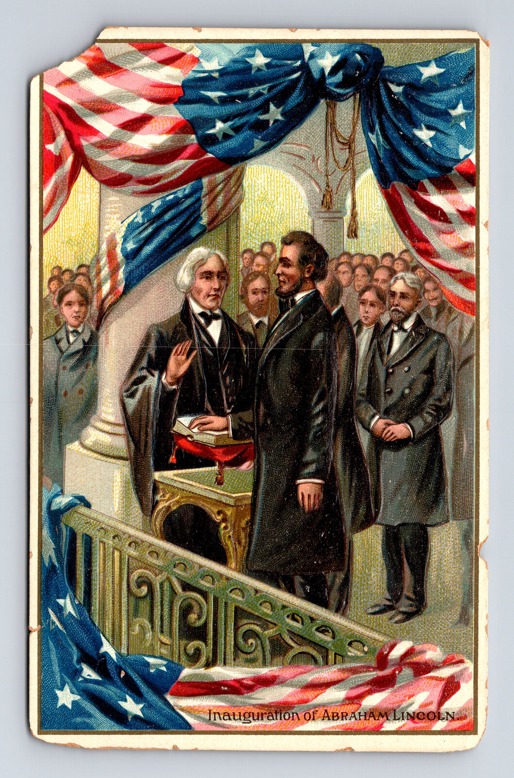 TUCK's Inauguration of Abraham Lincoln Postcard