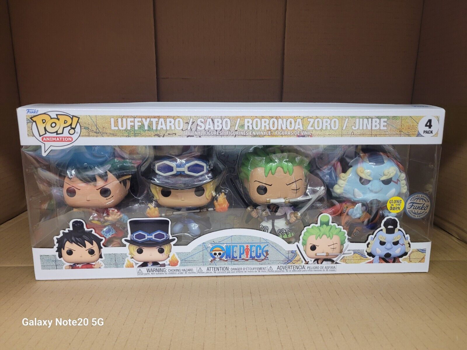 Funko POP 4 Pack SE Animation One Piece Luffytaro / Sabo / Roronoa Zoro / Jinbe