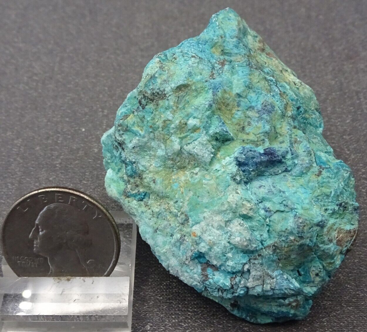 Shattuckite with Chrysocolla, Namibia - Mineral Specimen for Sale