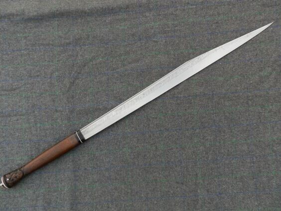 Awesome Custom Handmade 30 inches D2 Steel Hunting Seax Sword KN200