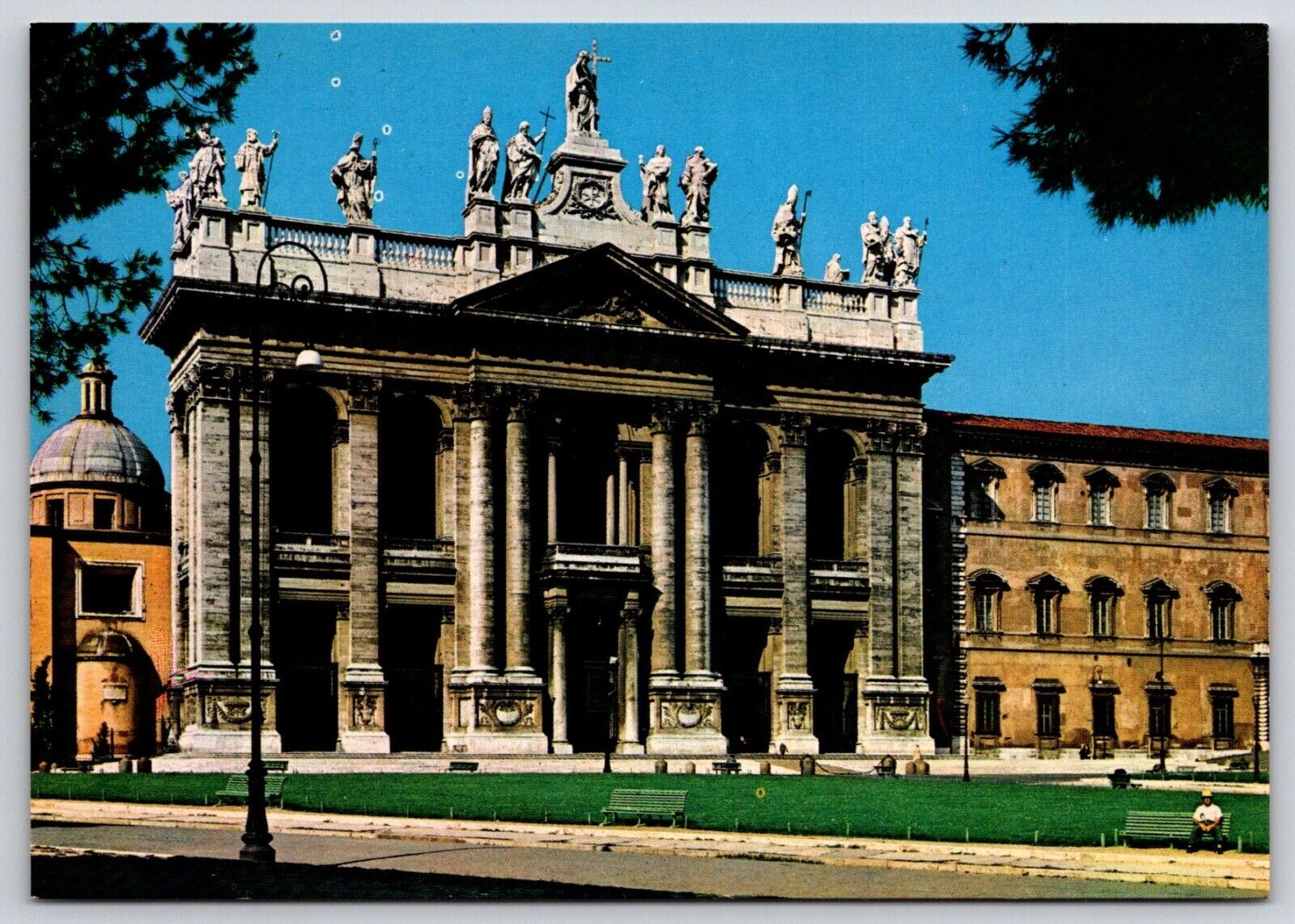 Postcard Italy Rome St John In Laterano Church Basilica di S Giovanni 