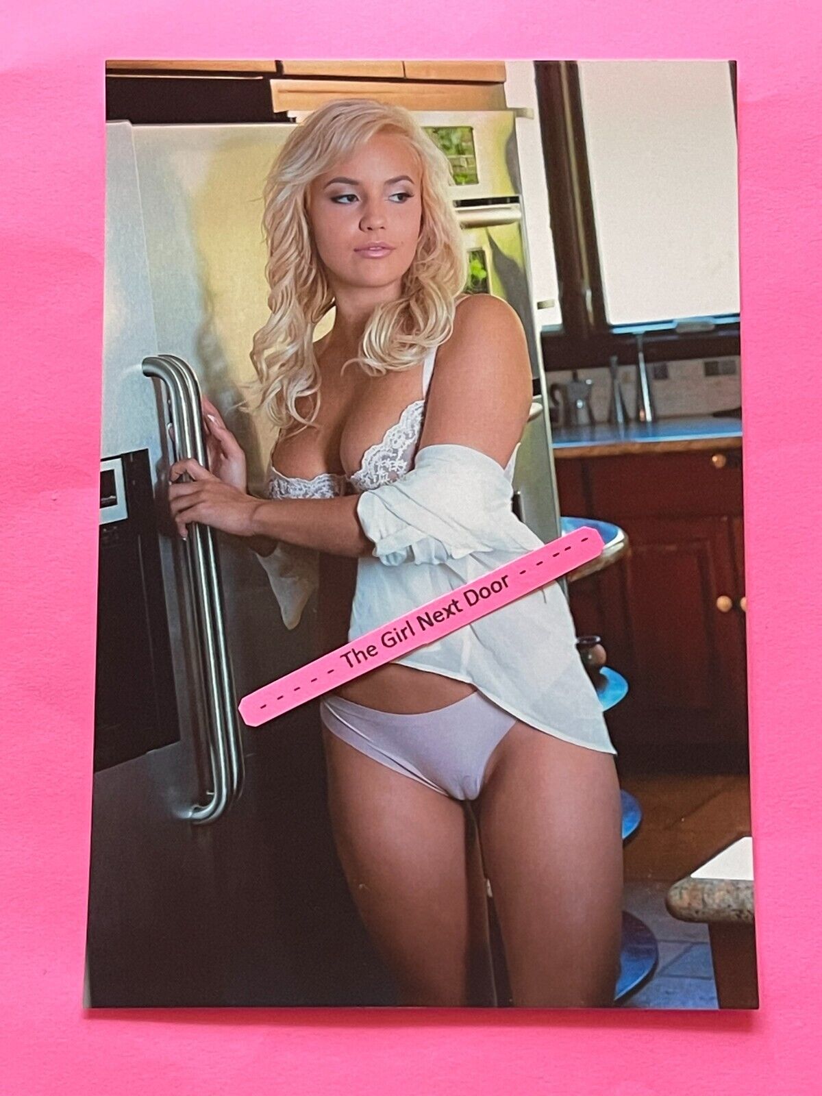 Found 4X6 Art Photo of The Hot Girl Next Door Beautiful Woman Sexy Blond Model