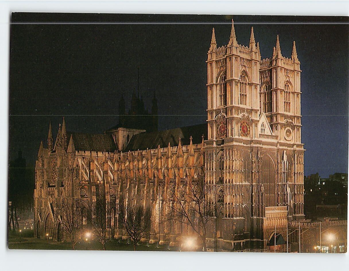 Postcard Westminster Abbey London England