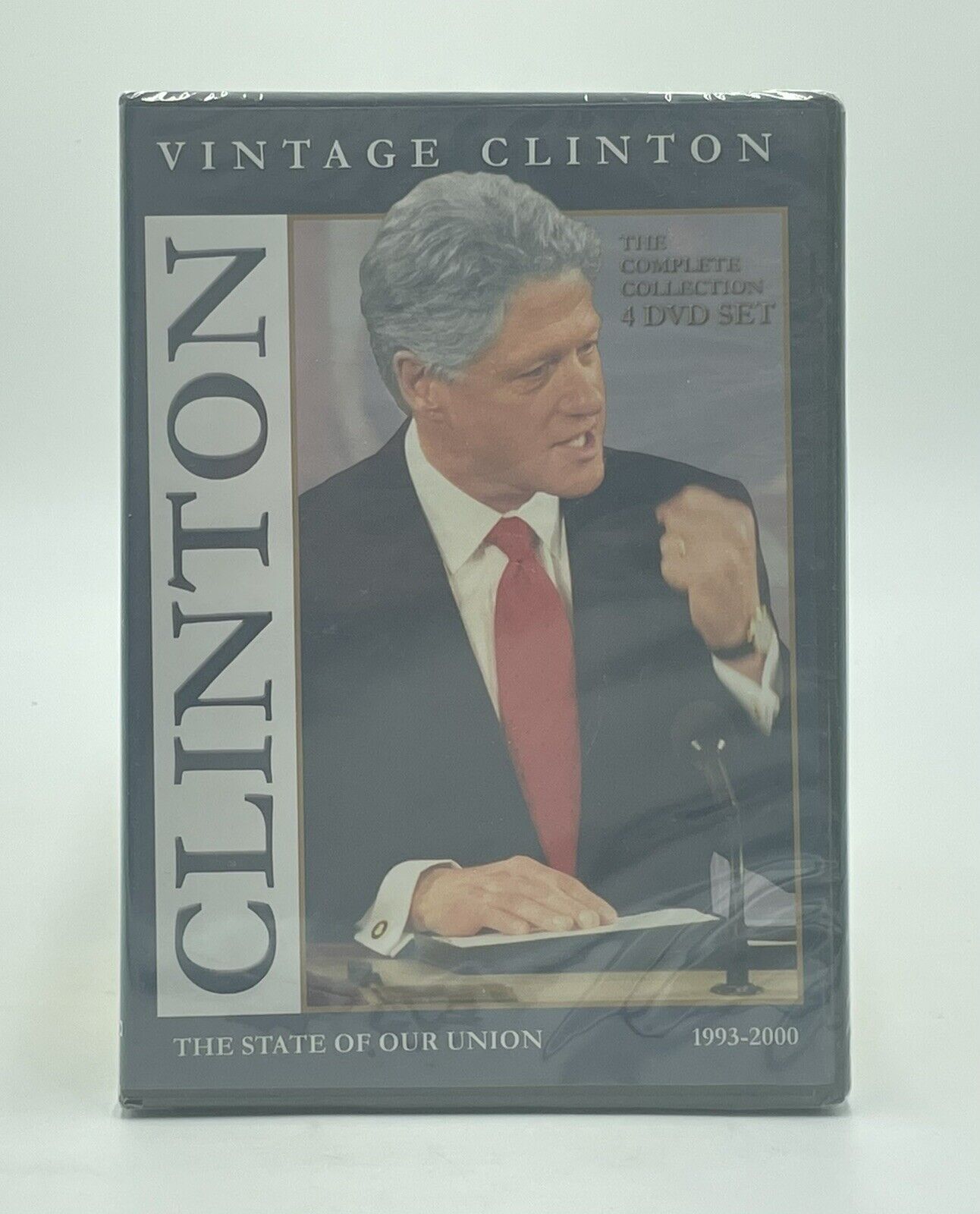 Vintage Clinton The State Of Our Union 1993-2000 DVD 4-Disc Set Rare 9 Hours