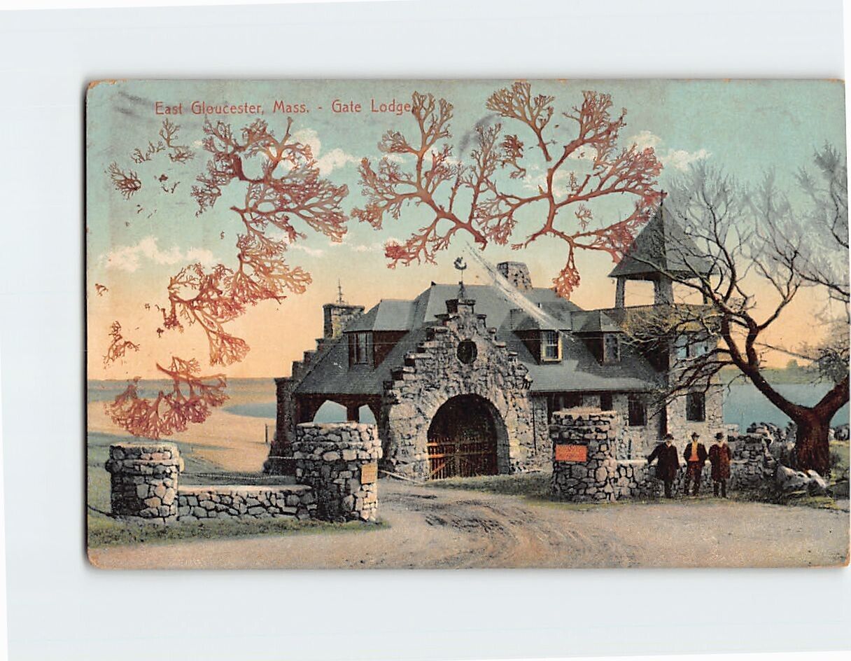 Postcard Gate Lodge, East Gloucester, Massachusetts