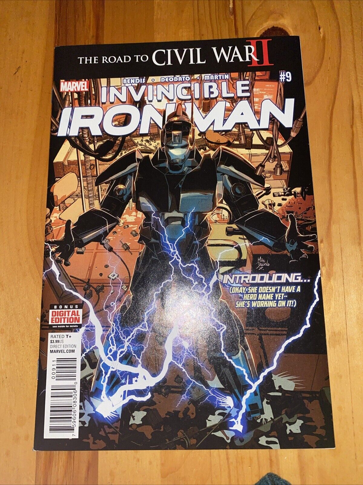 Invincible Iron Man Vol 3 Issue 9 1st Print 1st full appearance of Riri Williams