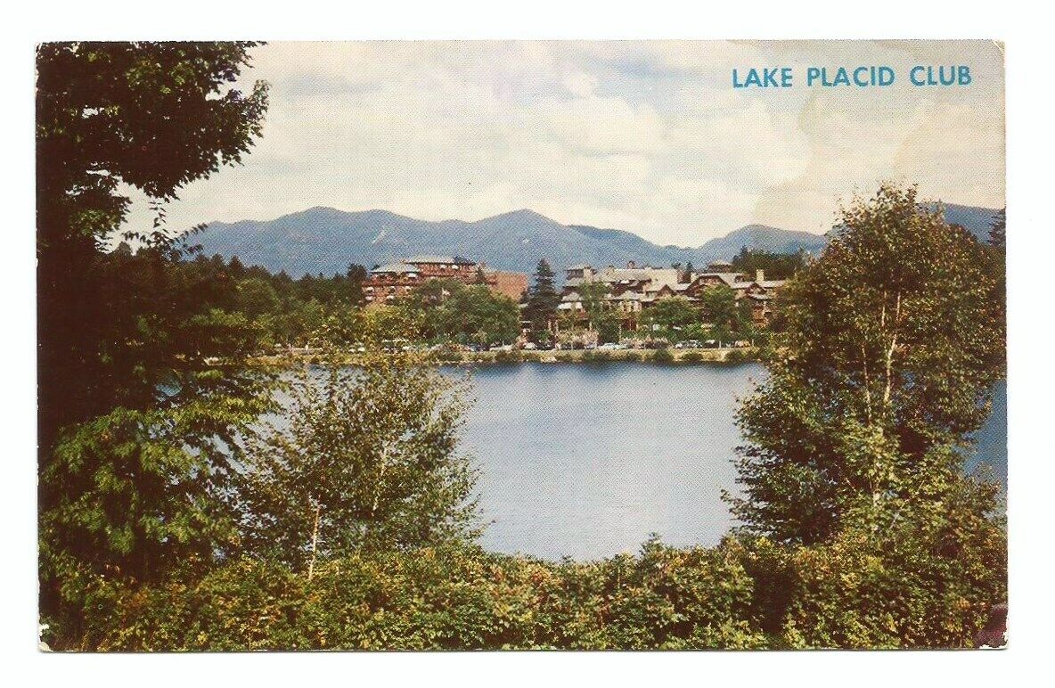 Lake Placid Club NY Postcard Mirror Lake