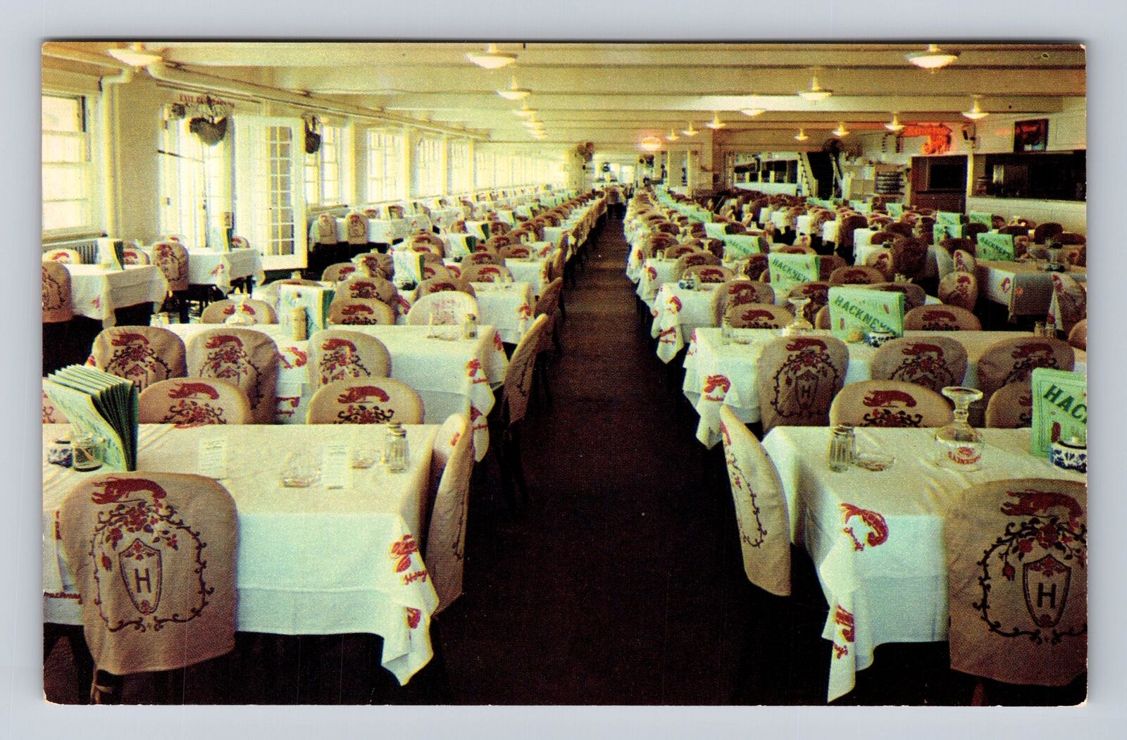 Atlantic City NJ-New Jersey, Hackney's Sea Food Restaurant, Vintage Postcard