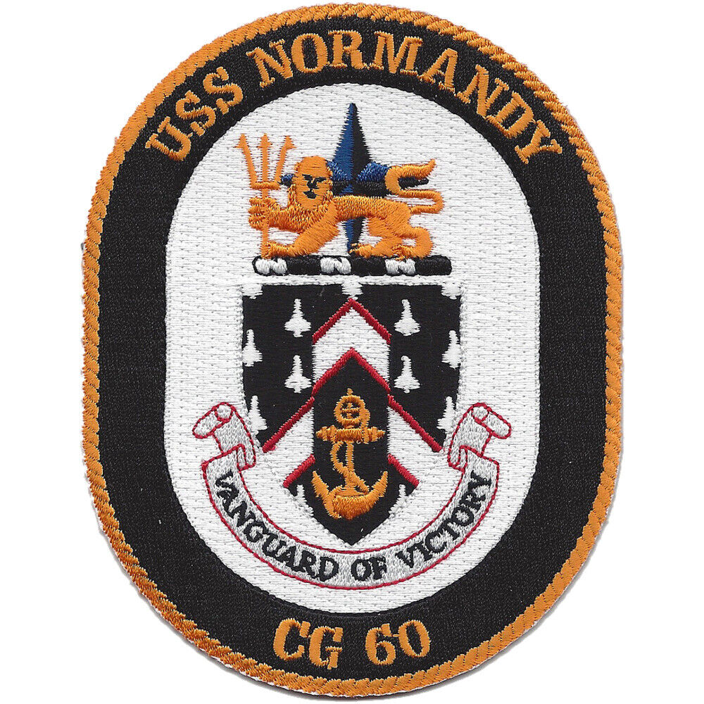 USS Normandy CG-60 Guided Missile Cruiser Patch