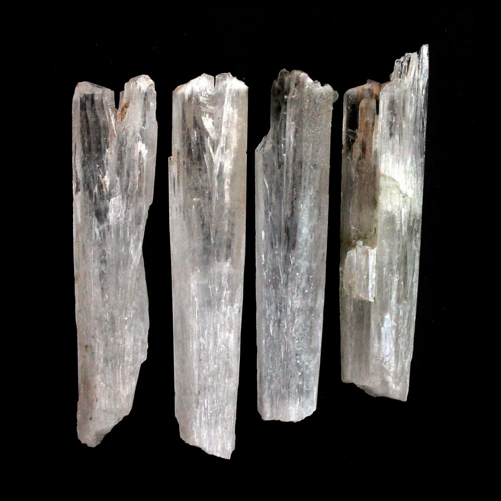 Natural Natrolite Minerals 4 Stick wand India #D 2102
