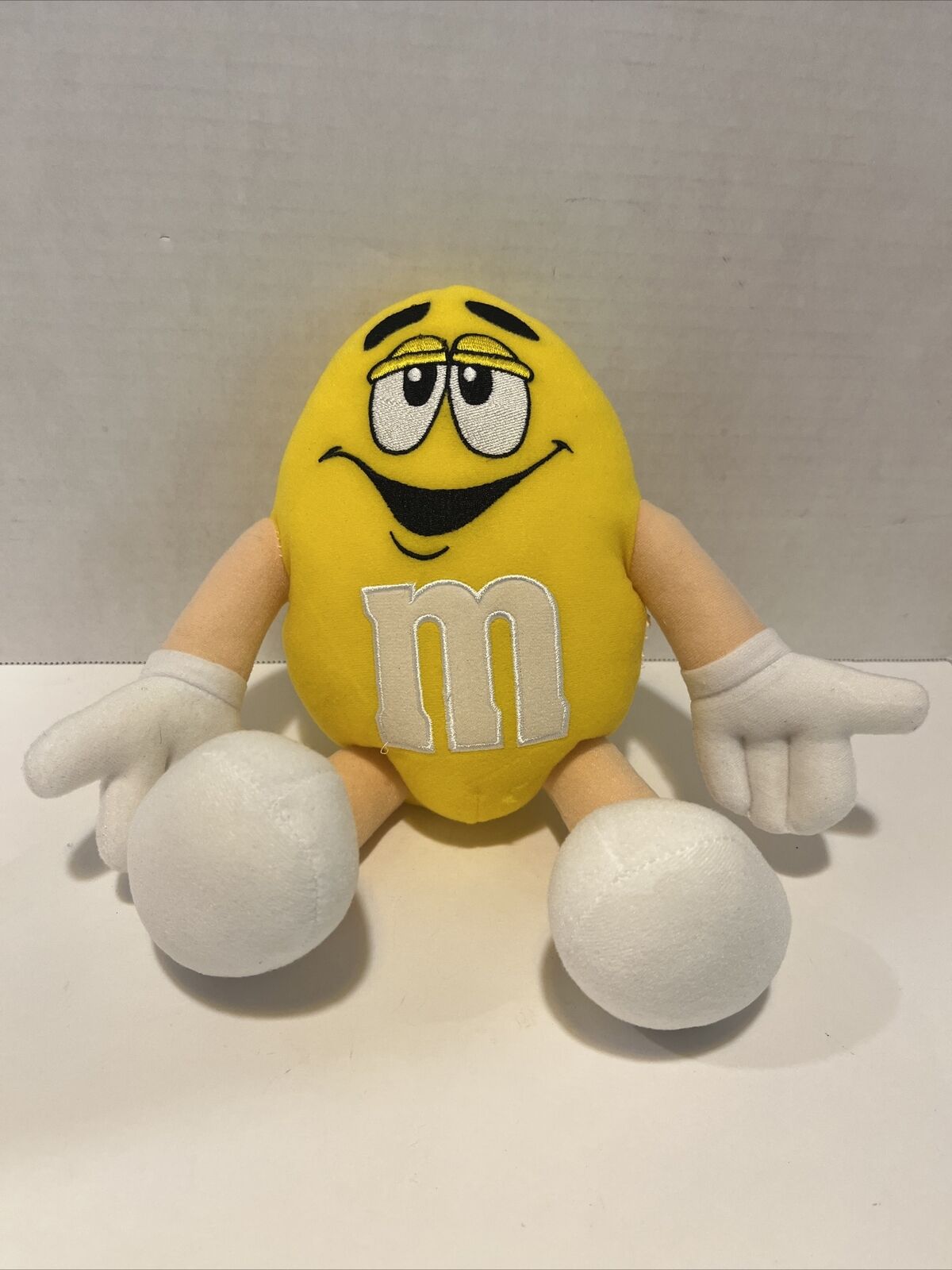 M&M\'s Yellow Peanut Plush Stuffed Toy Approximately 6 inches Tall Mars