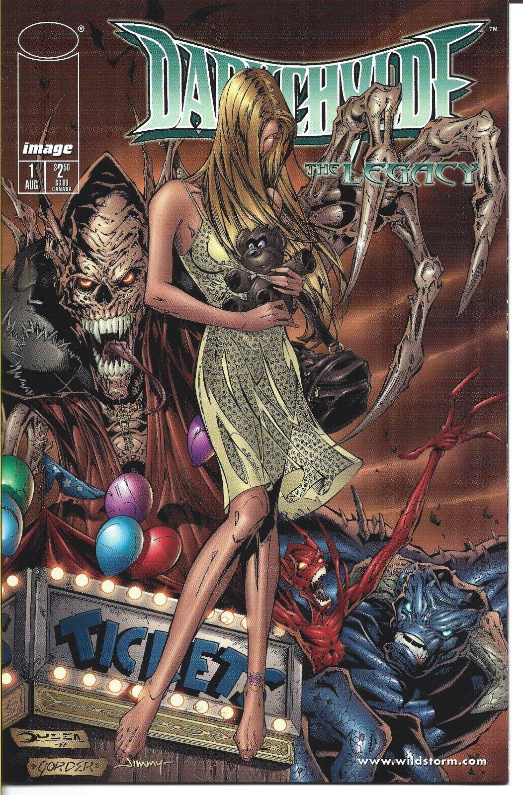 DARKCHYLDE THE LEGACY #1 IMAGE COMICS 1998 BAGGED AND BOARDED