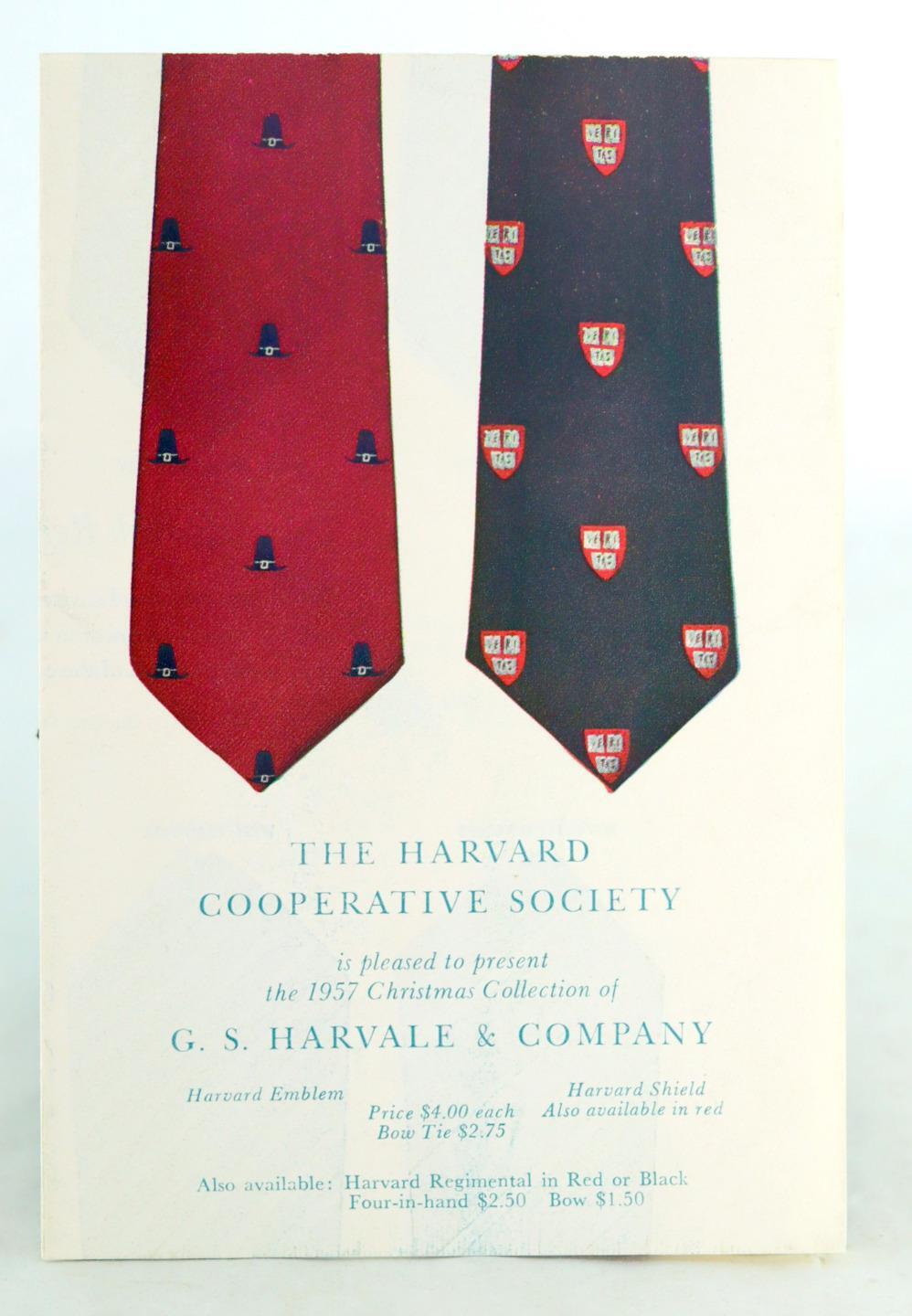 G S Harvale & Company 1957 Harvard Cooperative Society 1957 Christmas Collection