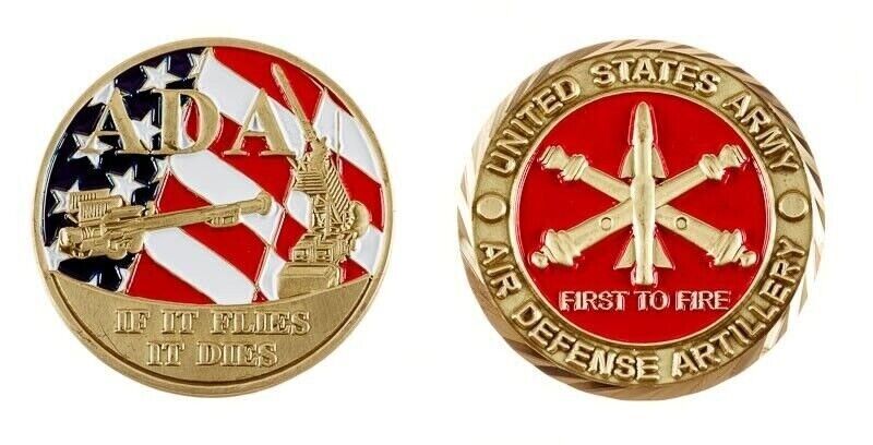 NEW U.S. Army Air Defense Artillery Challenge Coin.