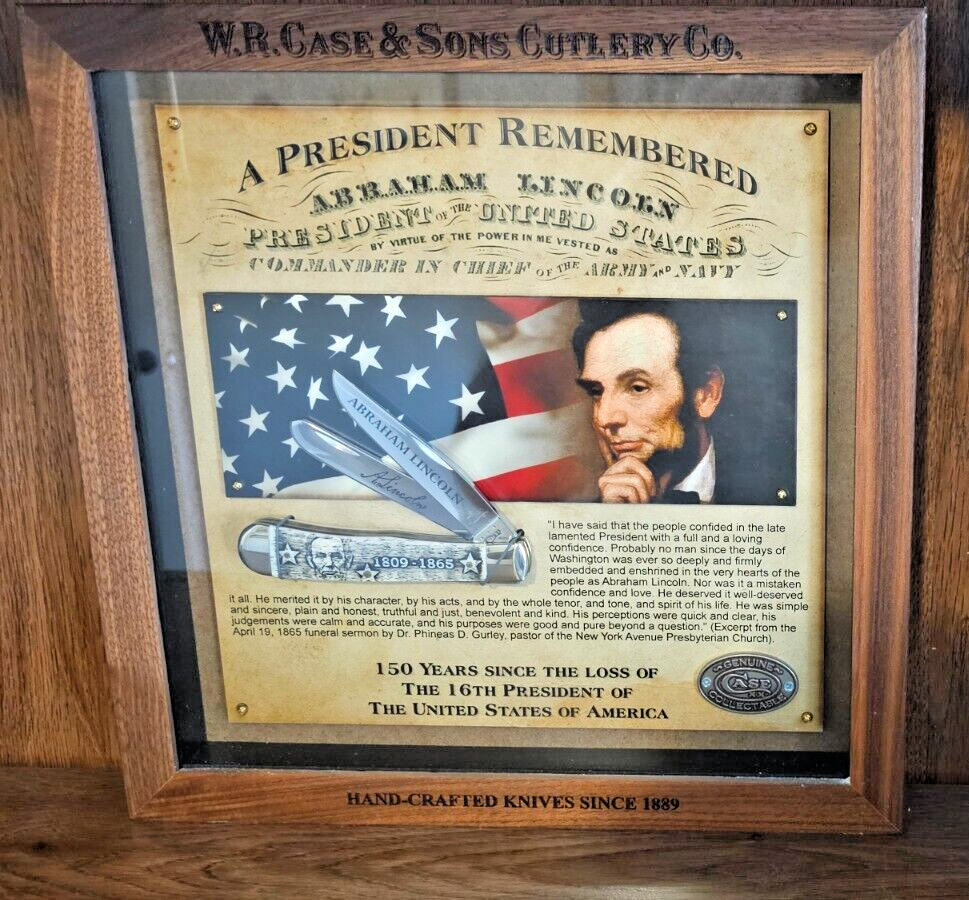  Case XX Remembering Lincoln Trapper Commemorative.
