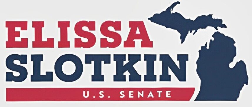 Elissa Slotkin U.S. Senate 2024 Sticker Michigan Democrat Political 7\
