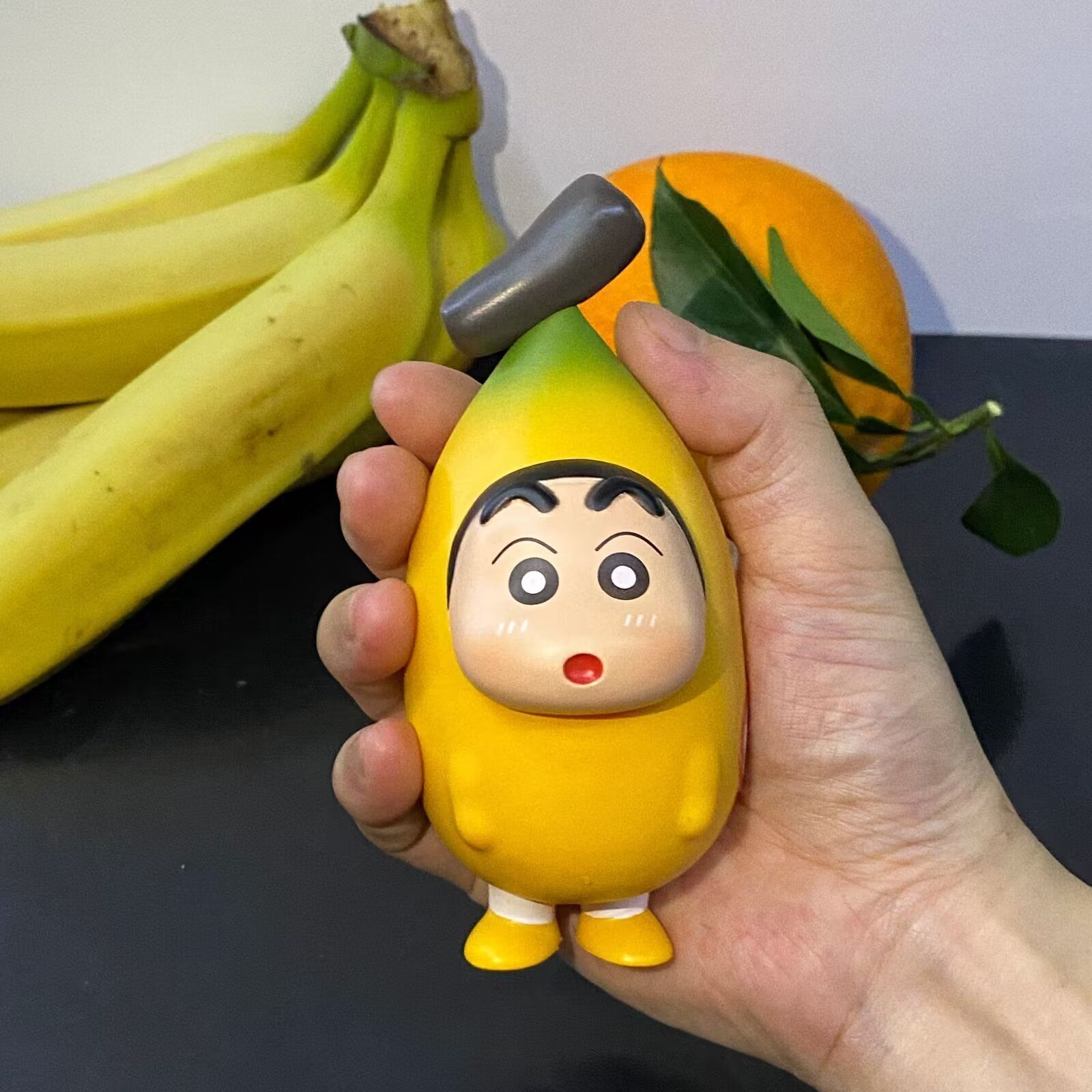 Crayon Shin-chan Cosplay Banana Figure Toy Anime Collection Doll PVC Model NoBox