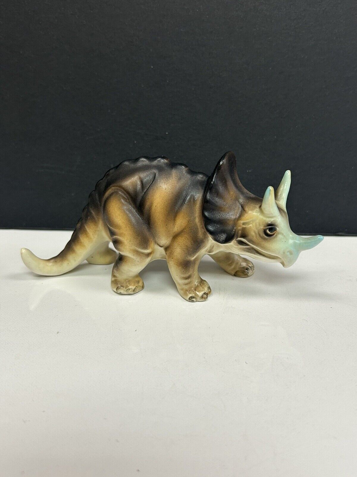 Rare 1950’s Japan Ceramic Dinosaur Triceratops 