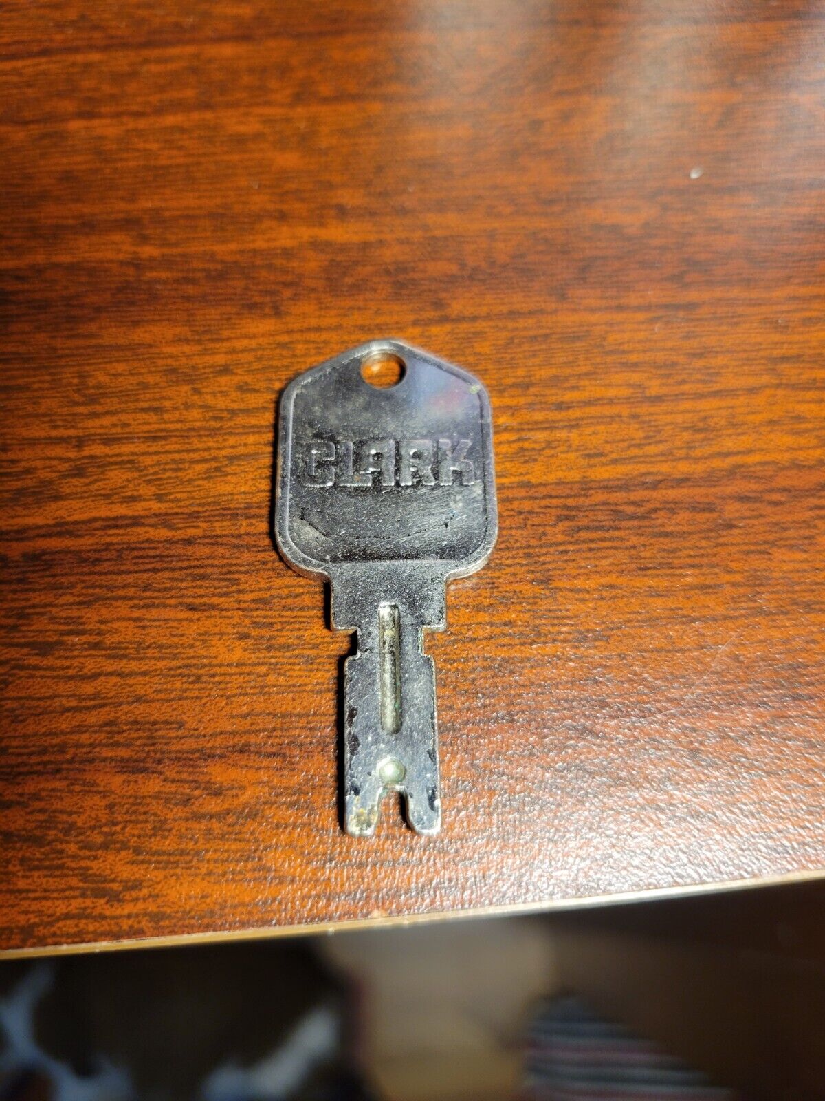 Vintage Clark Embossed Forklift Key