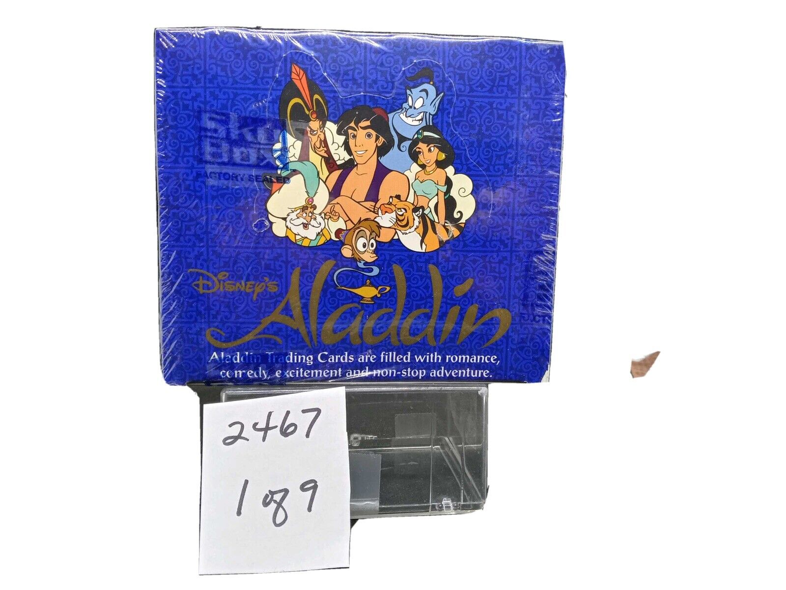 1993 Aladdin Trading Cards Sealed Booster Box 36 Sealed 8 Card packs Skybox