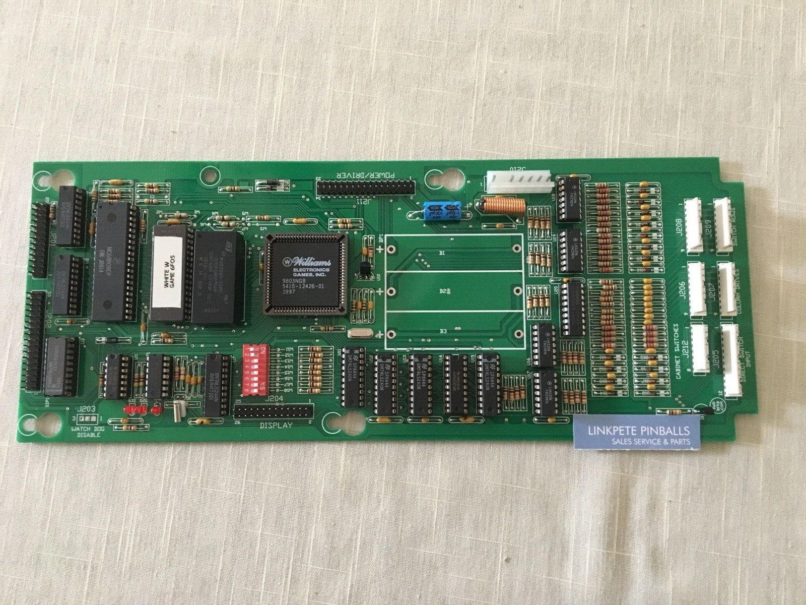 Brand New Replacement WPC MPU CPU PCB pinball (All chips socketed & inc ASIC)