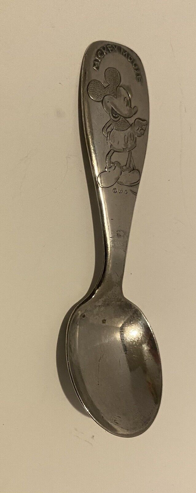Vintage Branford Silverplate Mickey Mouse Baby Spoon Please See Photos Read