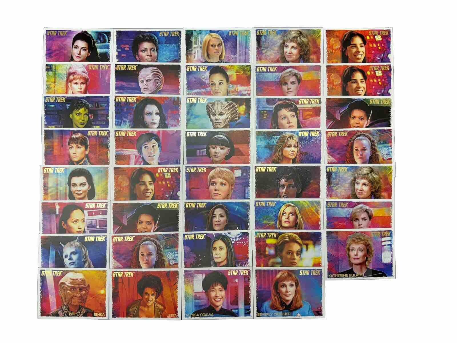 Lot of 39 2021 Women Of Star Trek Trading Cards