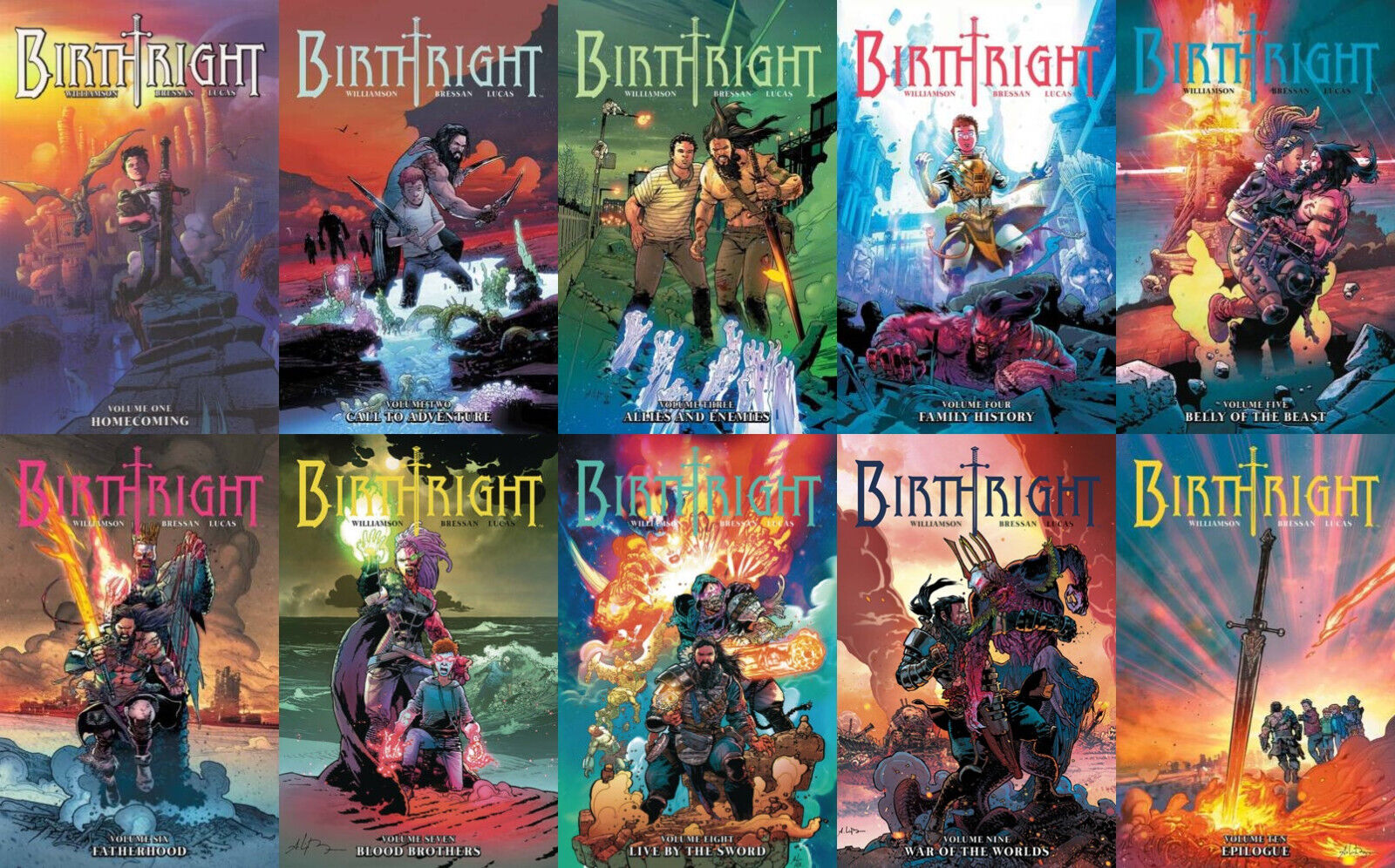 Birthright Vol 1-10 Softcover TPB Graphic Novel Set