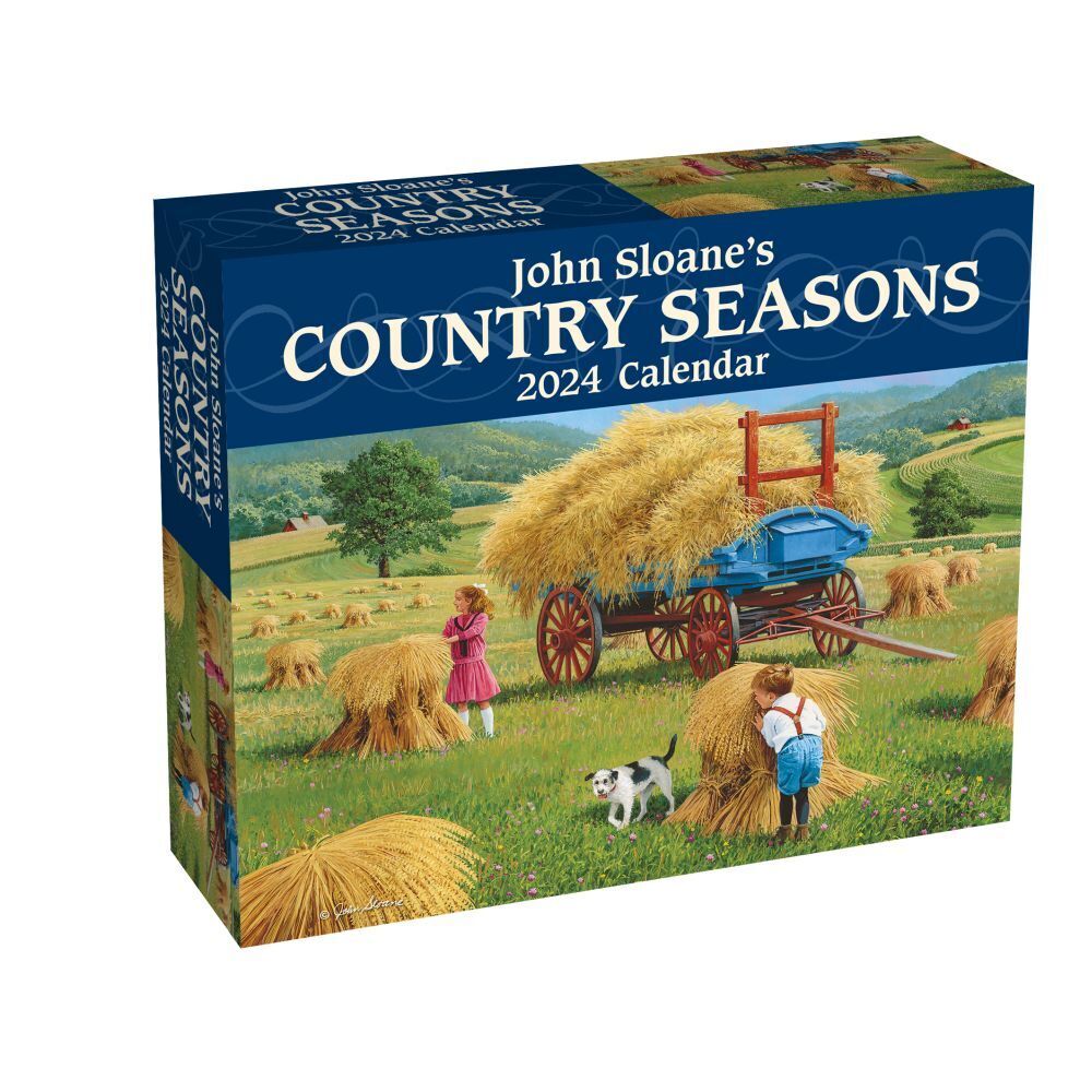 Andrews McMeel Publishing,  Country Seasons 2024 Desk Calendar