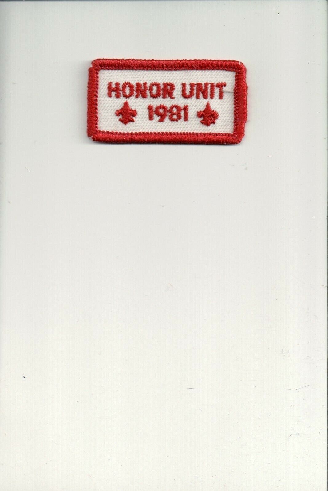 1981 Honor Unit patch