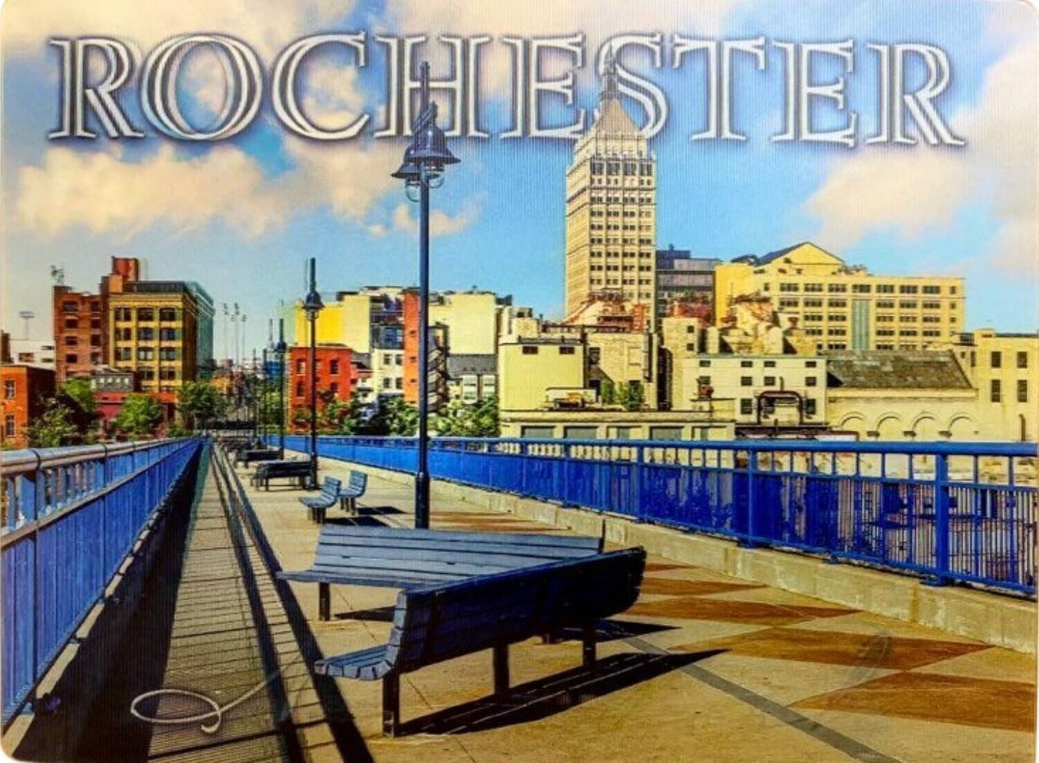 Rochester New York 3D Postcard