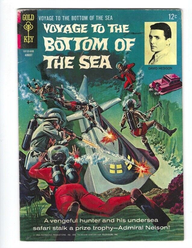 Voyage to the Bottom of the sea #5 Gold Key 1966 FN/FN- or better Combine Ship