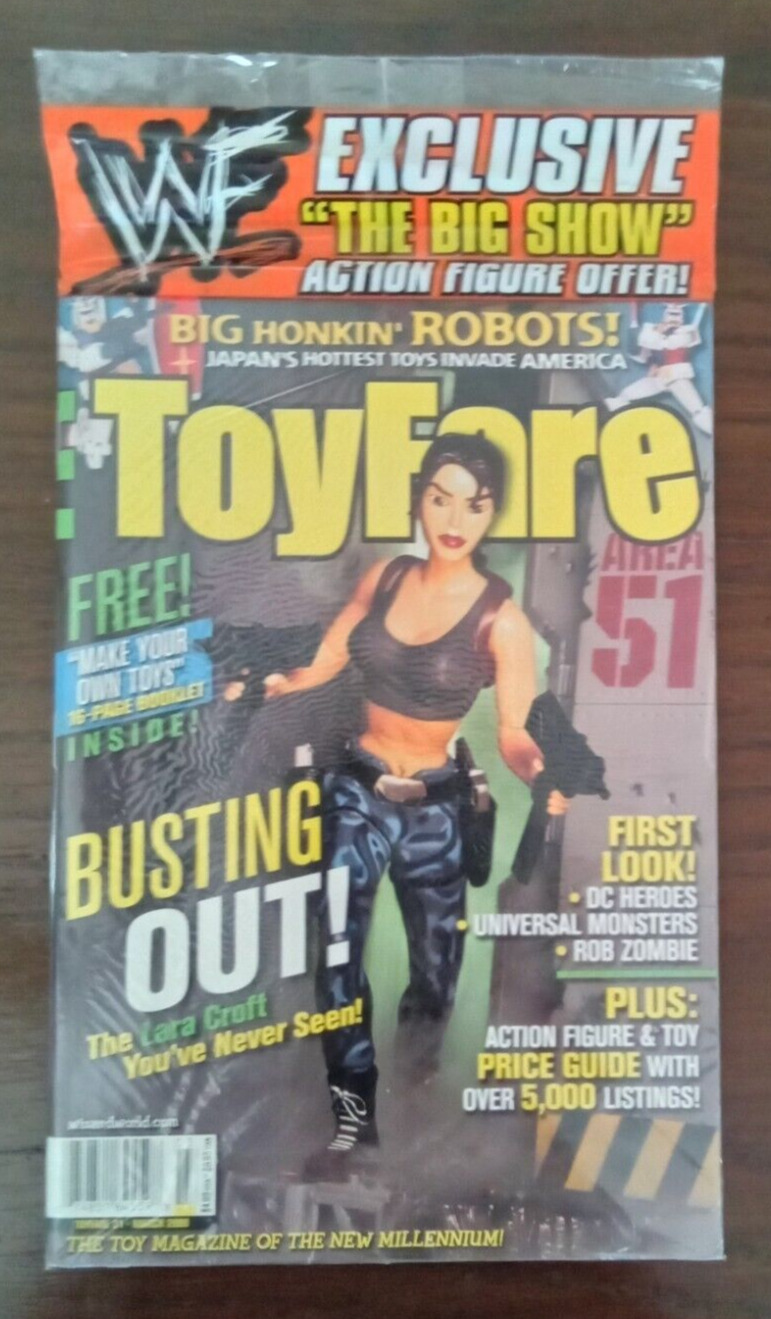 Toyfare Magazine 31 Tomb Raider Cover Still Sealed w/make your own toys booklet