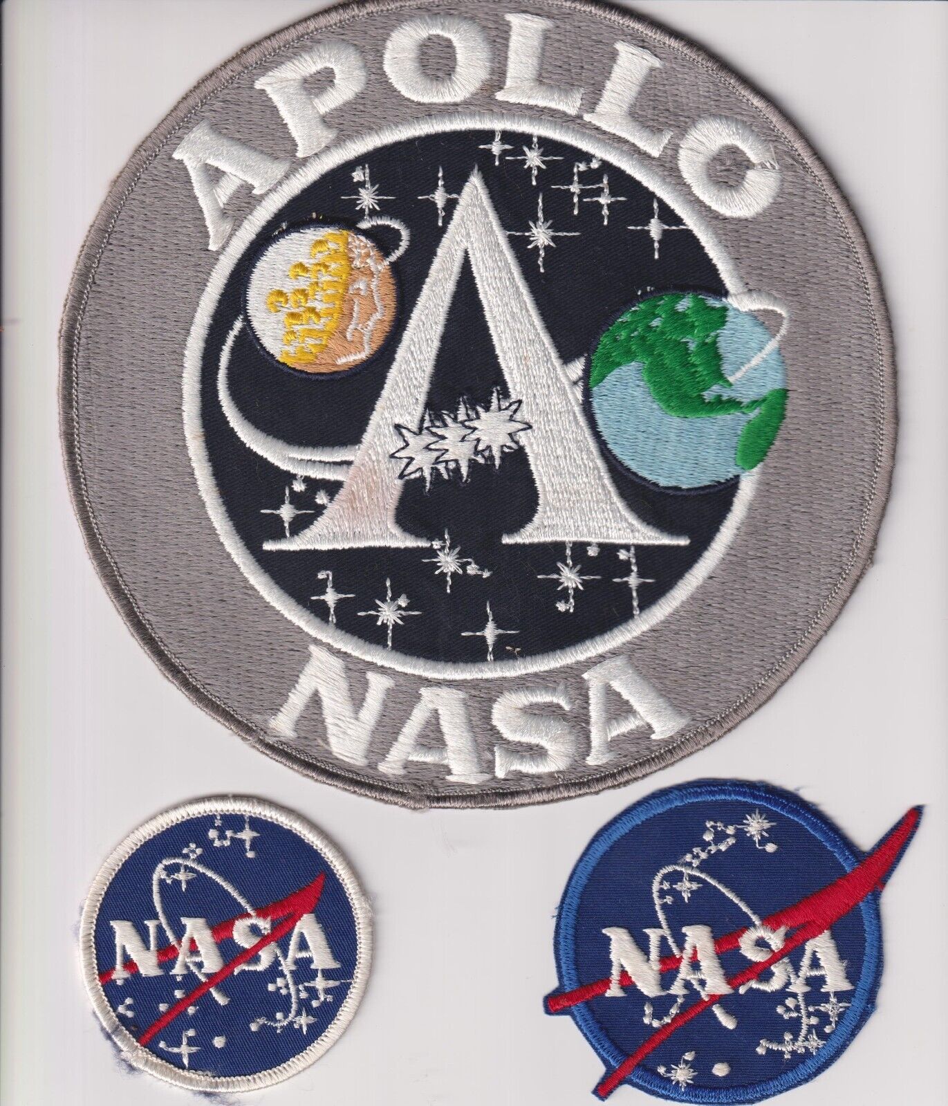  Apollo Program Large Embroidered Patch c.1968-69 7 1/2\